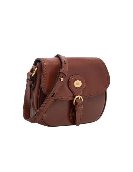 Borsa a tracolla con patta The Bridge Isadora, marrone