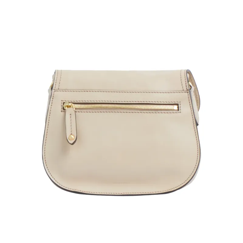 The Bridge Isadora leather flap crossbody bag, butter 2