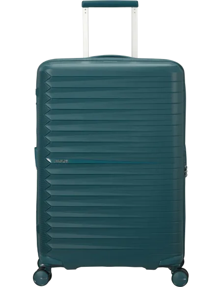 American Tourister Fastforward expandable medium trolley, Totally Teal