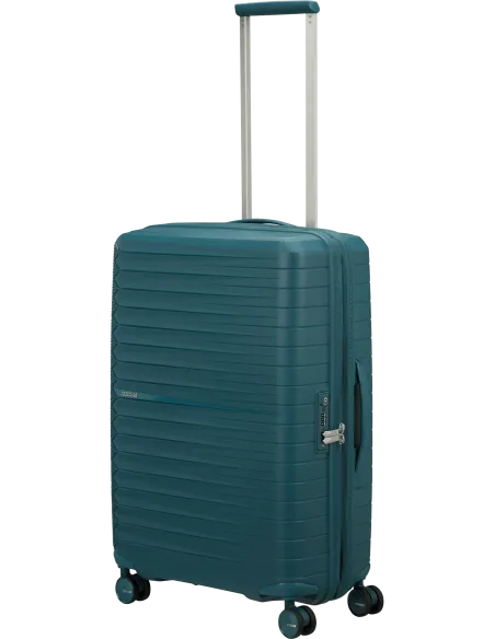 American Tourister Fastforward expandable medium trolley, Totally Teal