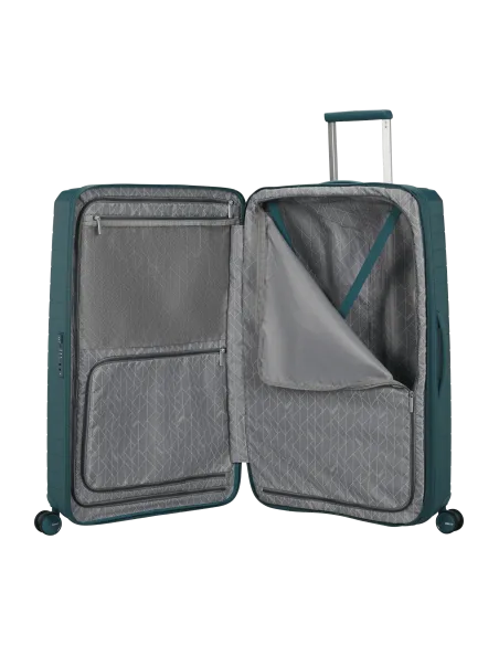 Großer erweiterbarer Trolley American Tourister Fastforward, Totally Teal
