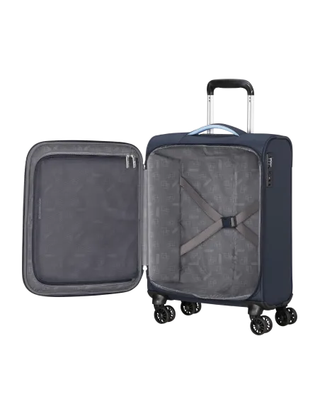 American Tourister Cloudrider Cabin Trolley 4 Wheels, Sky Navy