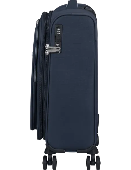 Erweiterbarer Kabinentrolley 4 Rollen American Tourister Cloudrider, Sky Navy