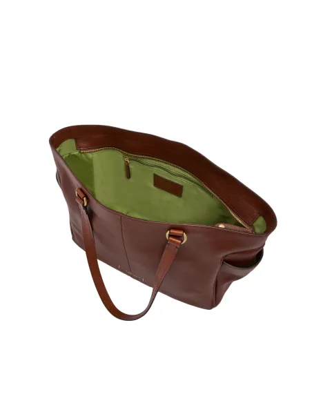 The Bridge Letizia Damen Leder Shopper, braun