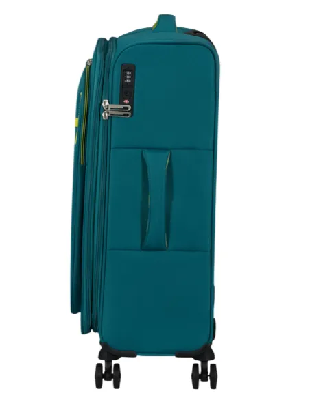 Trolley medio espandibile American Tourister Cloudrider, misty teal