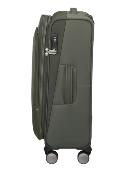Trolley medio espandibile American Tourister Wanderlite, dark khaki