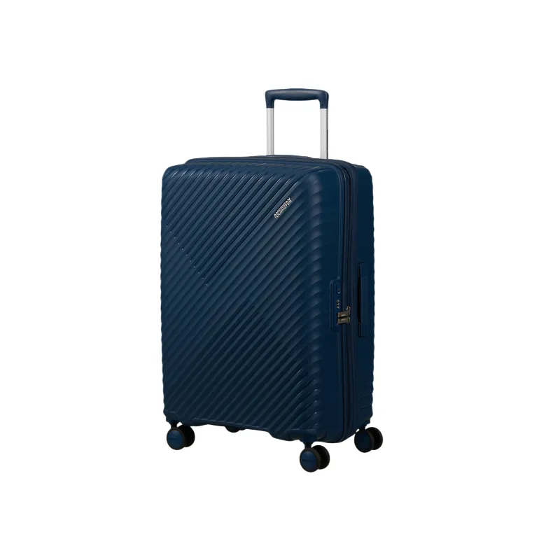 Medium Expandable Polypropylene Trolley 4 Wheels American... 2