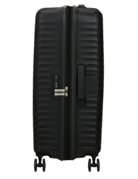 Medium Expandable Polypropylene Trolley 4 Wheels American Tourister Diablast, black code
