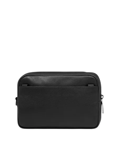 Pochette uomo in pelle Piquadro Ael, nero