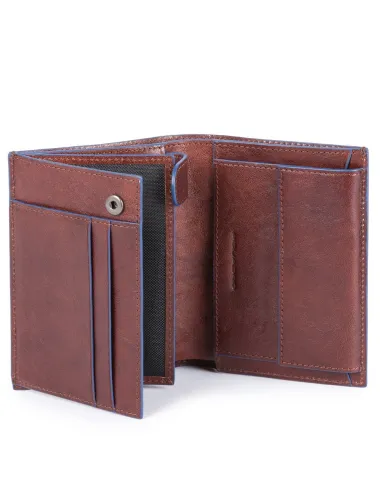 Portafogli verticale con portamonete...