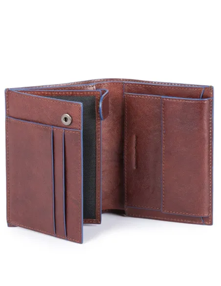 Portafogli verticale con portamonete Piquadro B2S