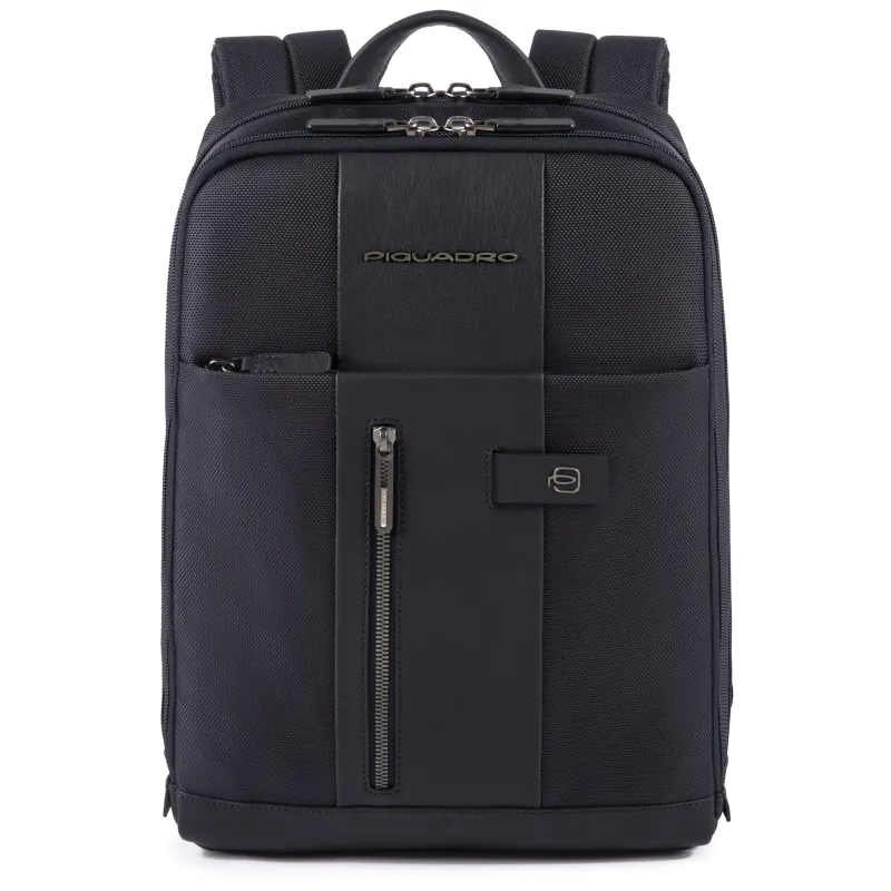 Slim computer backpack with two compartments