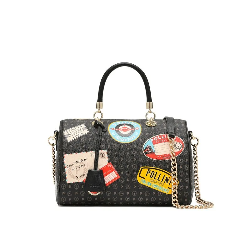 Pollini collezione Heritage Patch borsa donna a bauletto