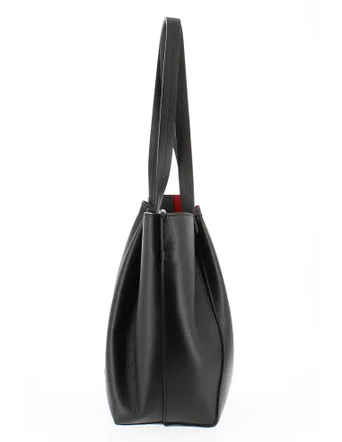 Patrizia Pepe shopping in pelle con logo