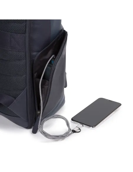 Piquadro collezione Hakone zaino Fast-Check  in pelle porta computer