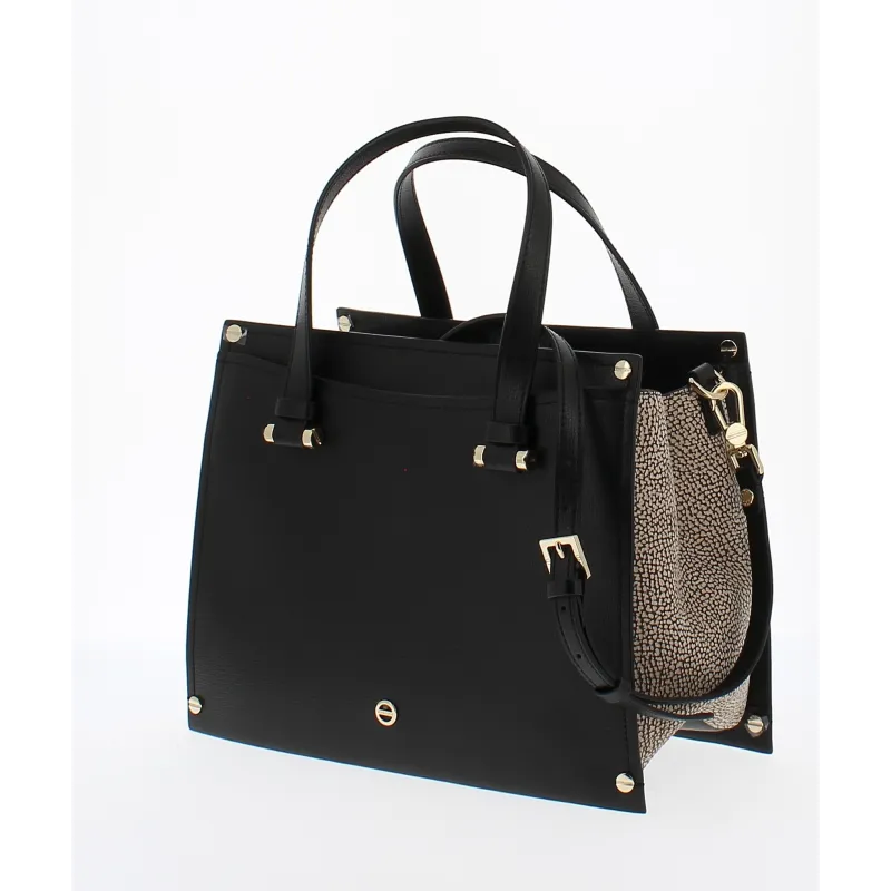 Borsa a mano con tracolla removibile Borbonese 2