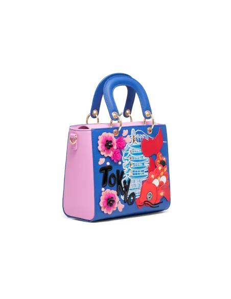 Borsa due manici Braccialini Cartoline