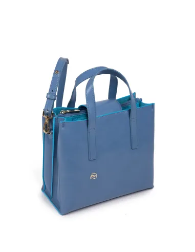 Borsa due manici Blue Square