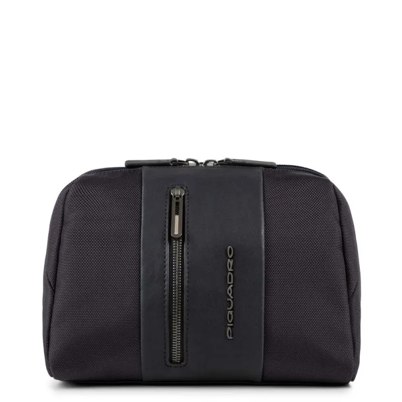 Beautycase aus Stoff und leder Brief