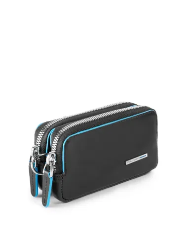 Piquadro Mini clutch with two dividers