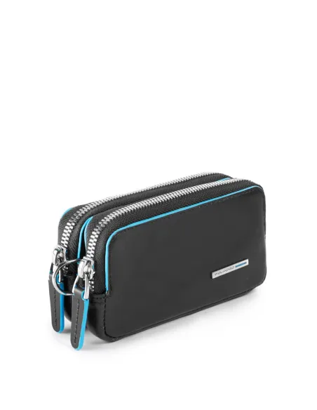 Blue Square Mini-Clutch-Tasche mit zwei Fächern