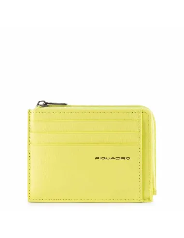 Portacarte di credito con zip per monete