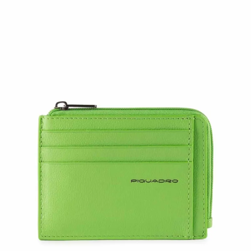 Portacarte di credito con zip per monete 2