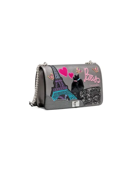 Borsa Braccialini Cartoline con pattina