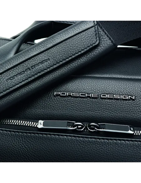 Porsche Design Seesack aus leder mit Reißverschlussöffnung