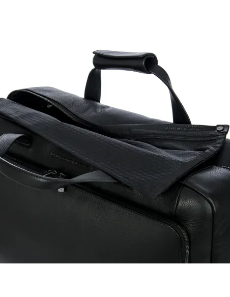 Porsche Design Seesack aus leder mit Reißverschlussöffnung