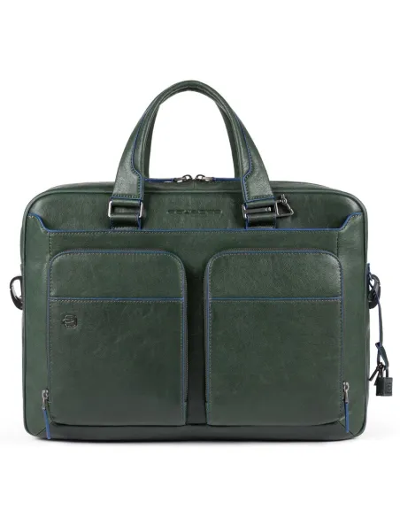 Piquadro B2S Two-handled briefcase with double pocket