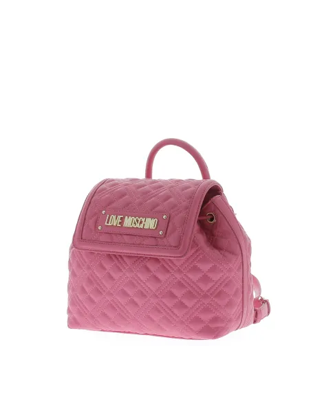 Zainetto Moschino trapuntato JC4009PP1CLA0 fuxia laterale