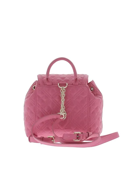 Zainetto Moschino trapuntato JC4009PP1CLA0 fuxia visto da dietro