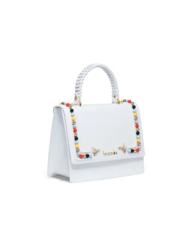 Braccialini Penelope handbag B15064 PP white lateral view