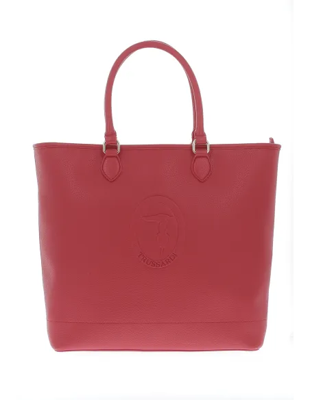 Shopping grande verticale Trussardi  rossa 75B01099 9Y099998