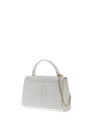 Trussardi Small size women's bag  white 75B01129 9Y099999 lateral view