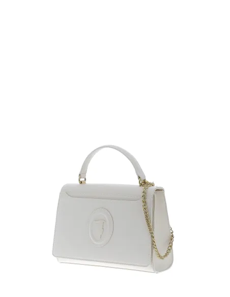 Trussardi Small size women's bag  white 75B01129 9Y099999 lateral view