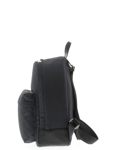Zaino Borbonese con tasca frontale 934105I15 nero laterale