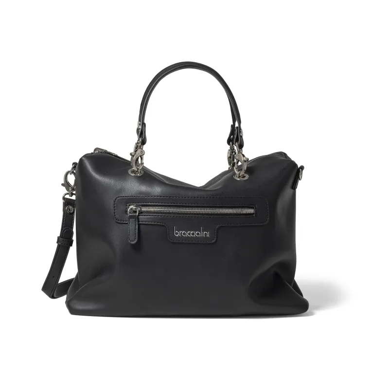 Borsa a mano reversibile Braccialini Jennifer beige 2