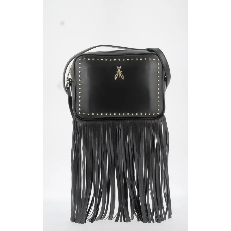 Patrizia Pepe Crossbody bag with leather fringe