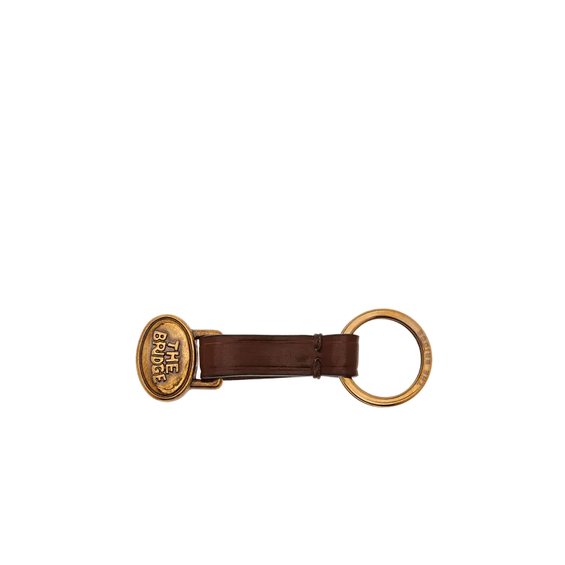 The Bridge Schlüsselanhänger aus Metall und Leder