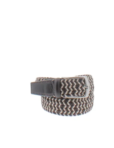 Men's belt made of elastic cord