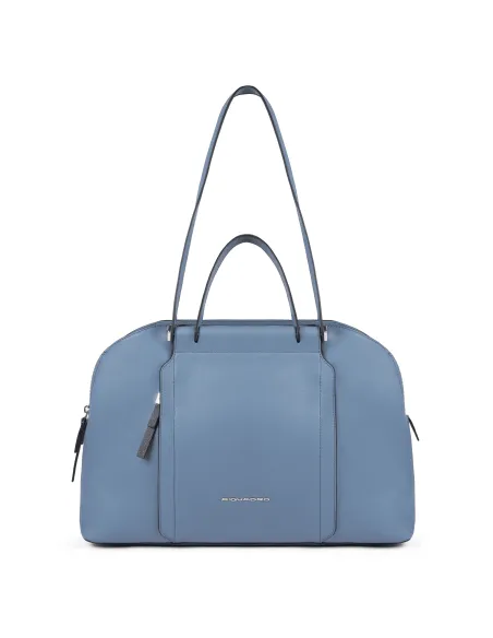 Damen-Ledertasche mit drei Fächern Circle