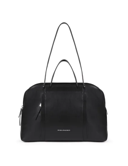 Damen-Ledertasche mit drei Fächern Circle