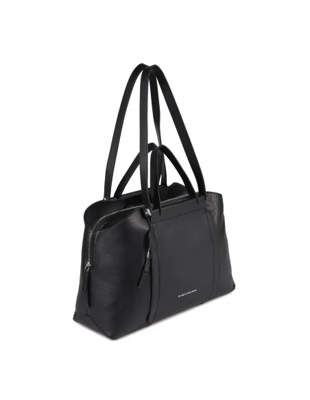 Damen-Ledertasche mit drei Fächern Circle