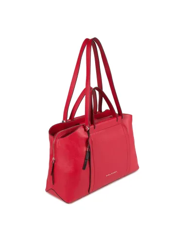 Damen-Ledertasche mit drei Fächern...