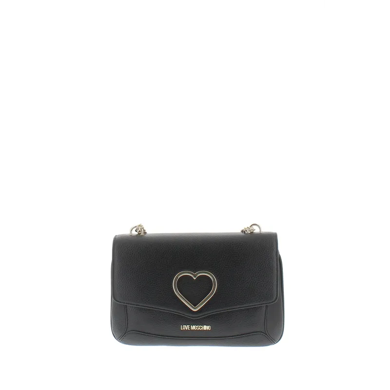 Borsa moschino con pattina e cuore