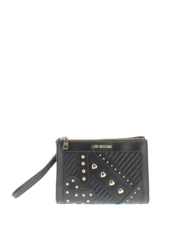 Love Moschino Clutch bag with studs