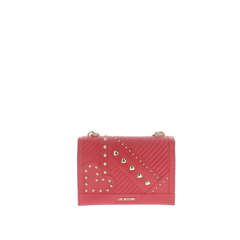 Borsa con pattina e applicazioni Love Moschino 2