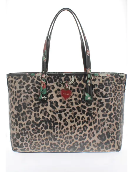 Liu Jo Shopper mit Animal-Print